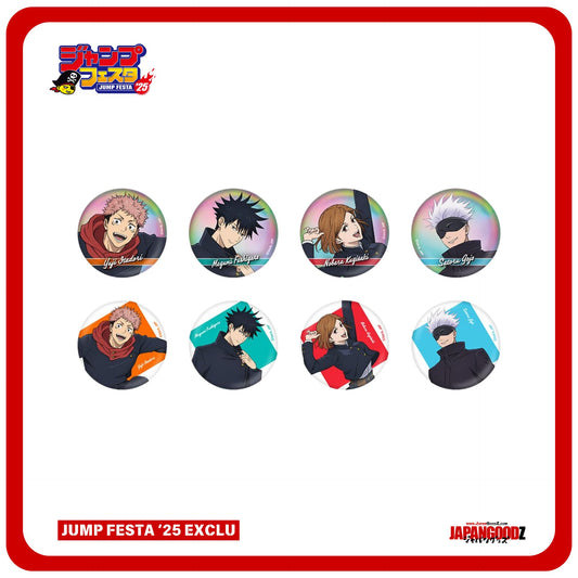 JUMP FESTA 2025 – JUJUTSU KAISEN - Metal Badges (SET)