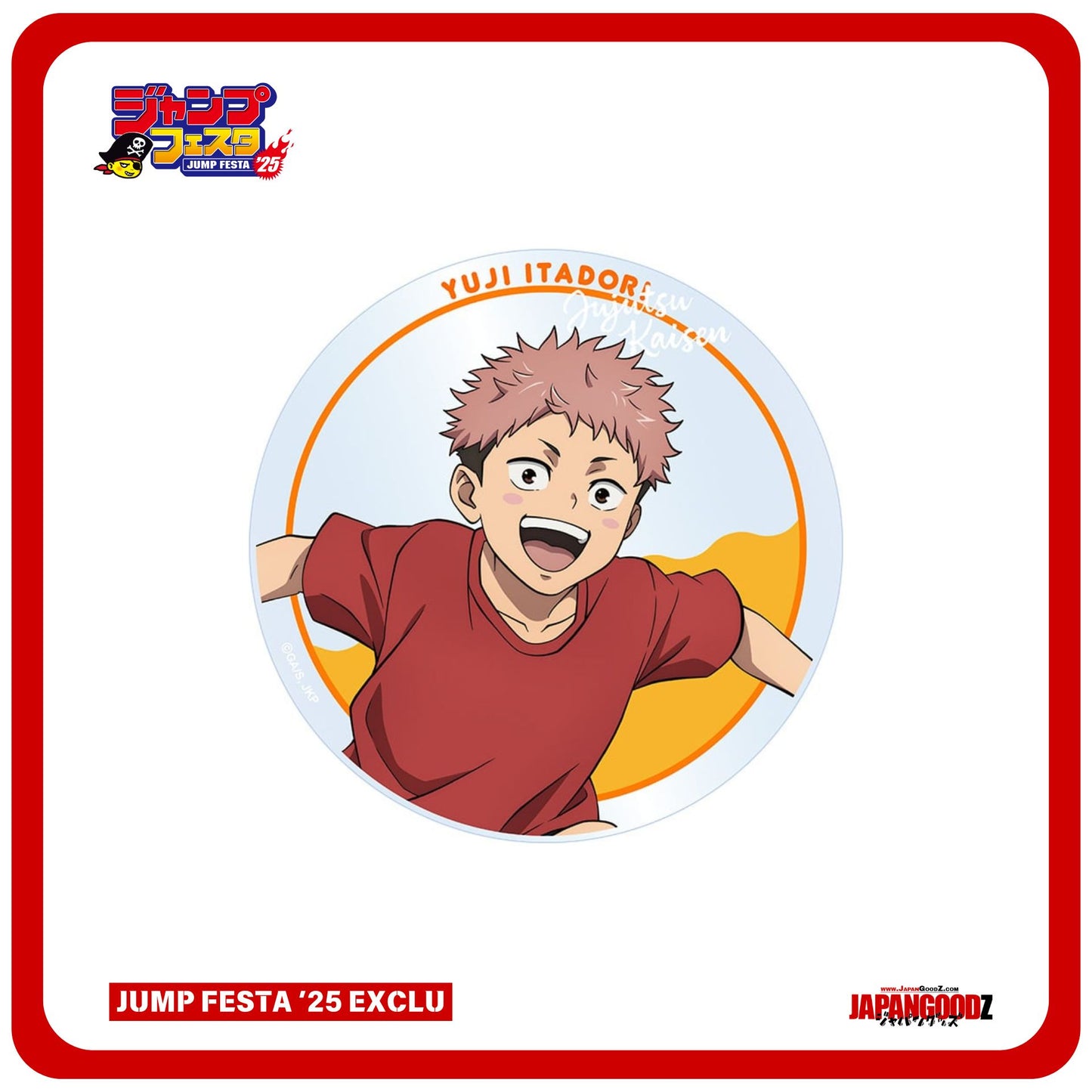 JUMP FESTA 2025 – JUJUTSU KAISEN - Acrylic Coaster (Childhood Ver.) | YUJI ITADORI