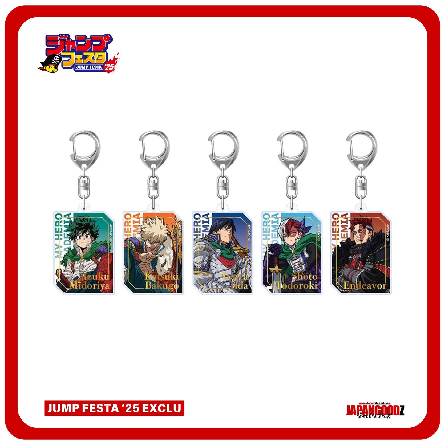 JUMP FESTA 2025 – MY HERO ACADEMIA - Acrylic Keychains