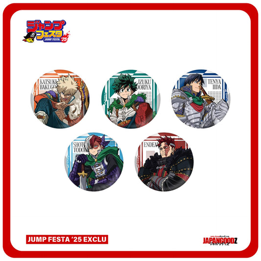 JUMP FESTA 2025 – MY HERO ACADEMIA - Metal Badges (SET)