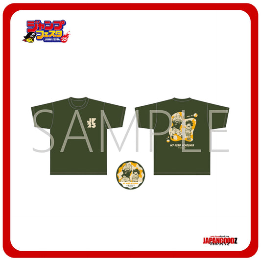 JUMP FESTA 2025 – MY HERO ACADEMIA T-shirt & Badge