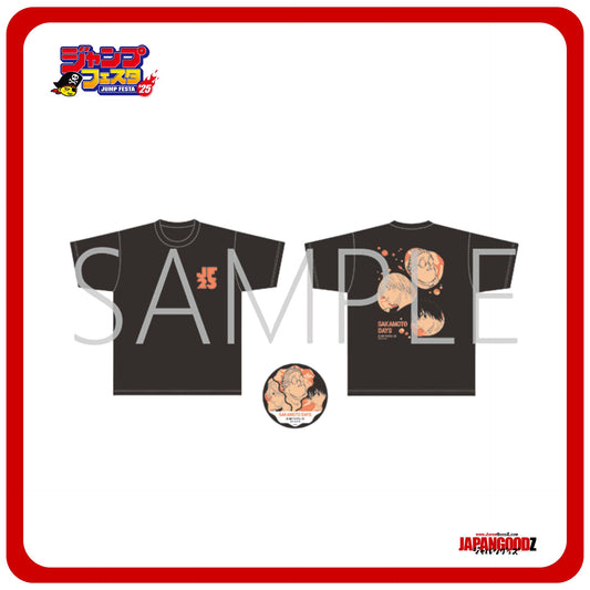 JUMP FESTA 2025 – SAKAMOTO DAYS T-shirt & Badge